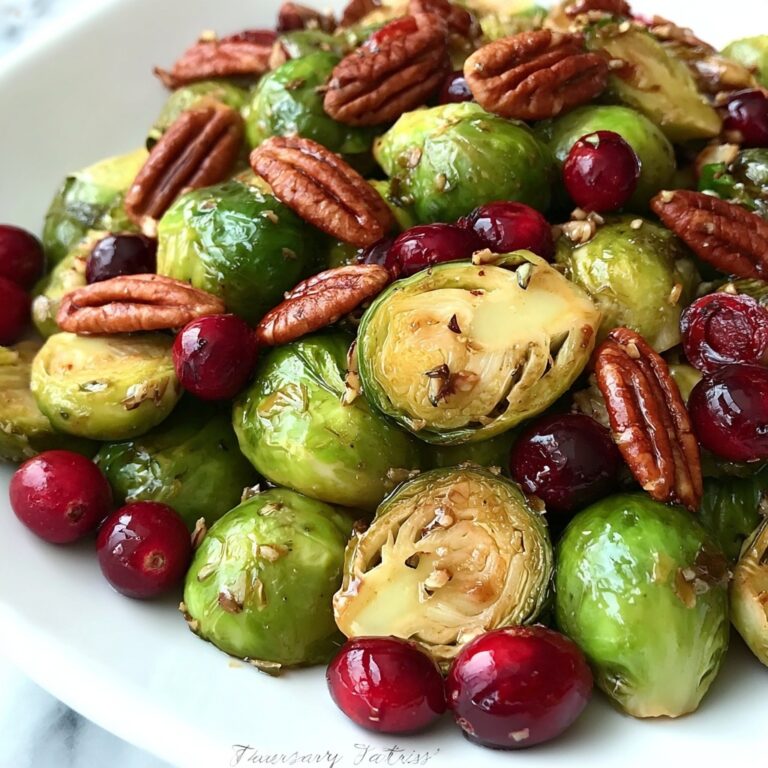 Brussels Sprouts with Cranberries & Pecans: 5 Flavor Bombs Recipe