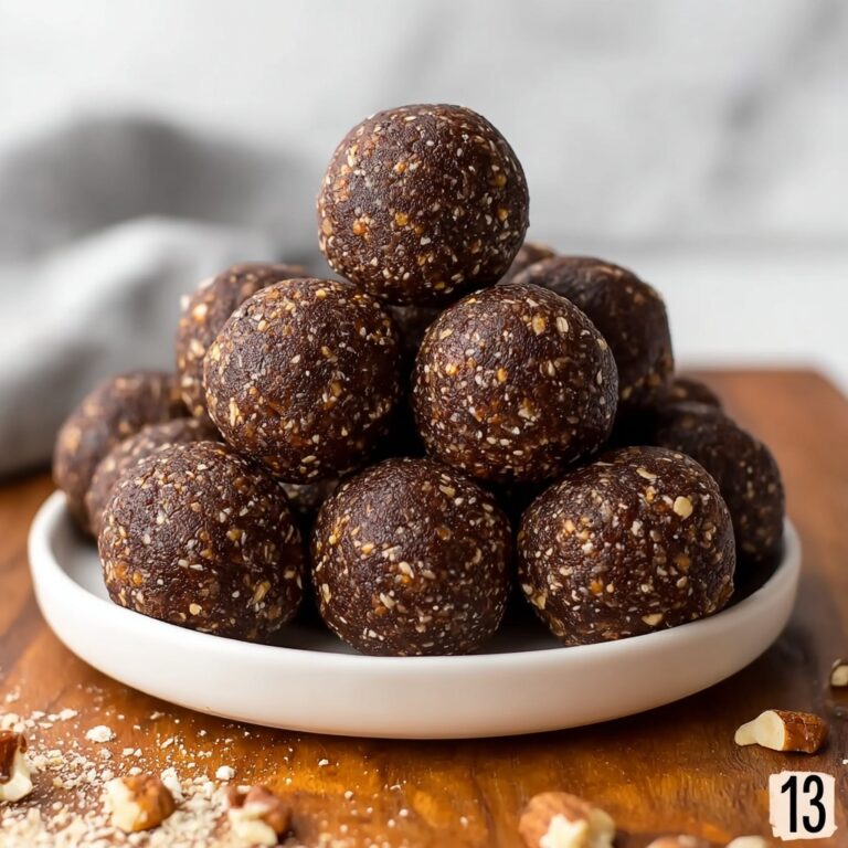Espresso Hazelnut Energy Balls Recipe