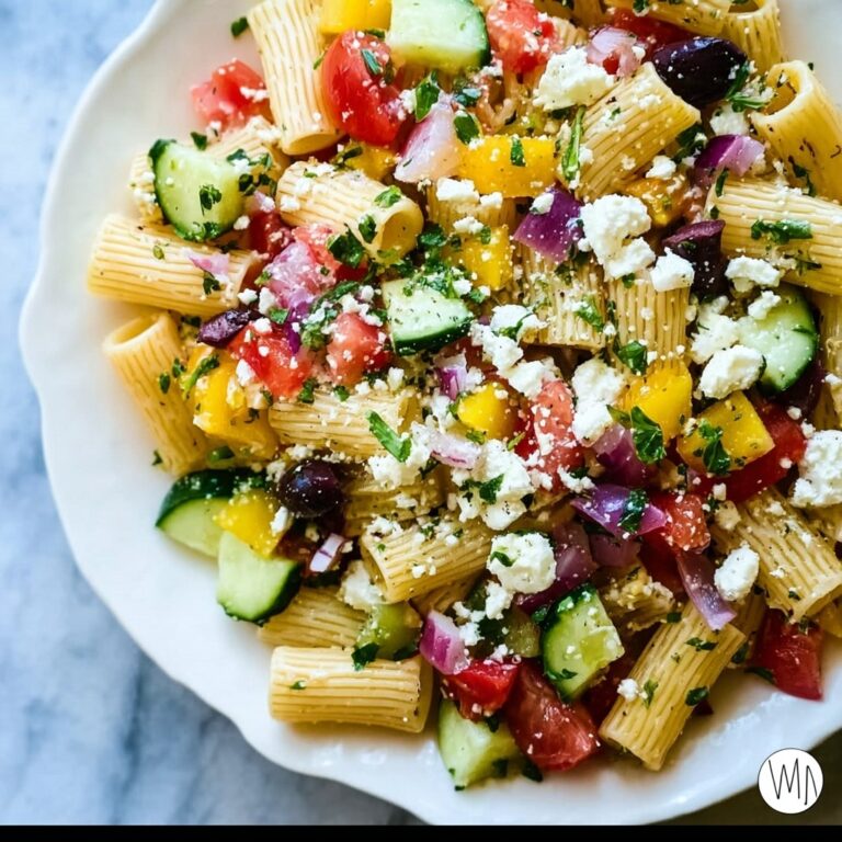 Horiatiki Village Pasta Salad Recipe