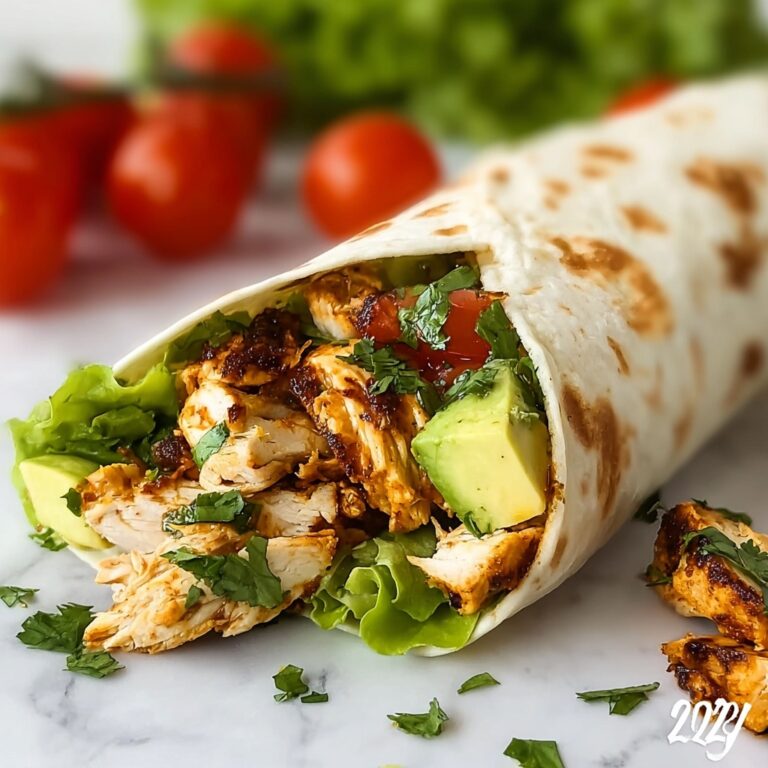 Chicken Avocado Wrap Recipe