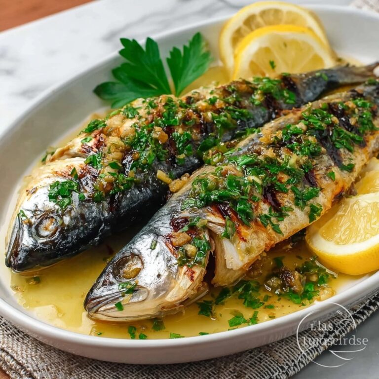 Broiled Mackerel with Lemon Butter Sauce: A Zesty Delight Recipe
