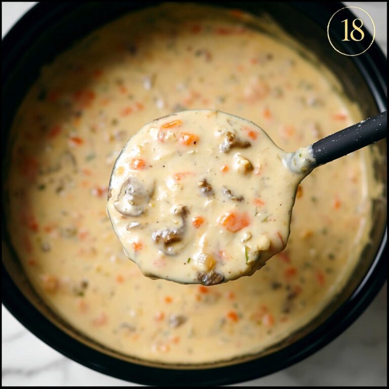 Crock Pot Cheeseburger Soup Recipe