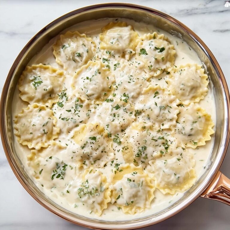 Garlic Parmesan Tortellini in Cream Sauce Recipe