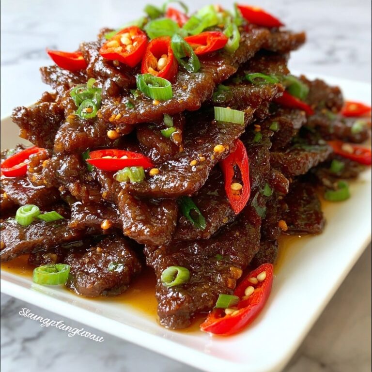 Crispy Chilli Beef: 7 Steps to Flavorful Perfection Recipe