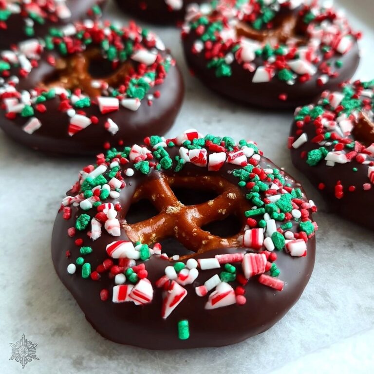 Chocolate-Covered Pretzels – Christmas Style for Festive Joy Recipe