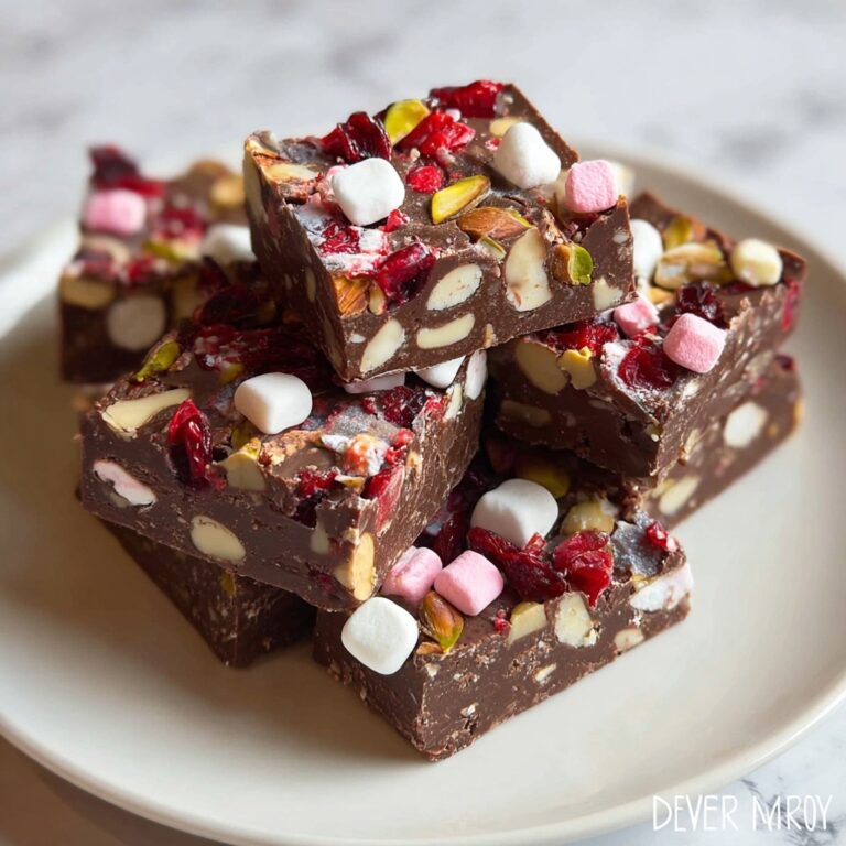 Rocky Road Christmas Fudge Recipe